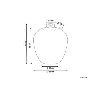 Beliani Decorazioni en Terracotta Classico IPOH  