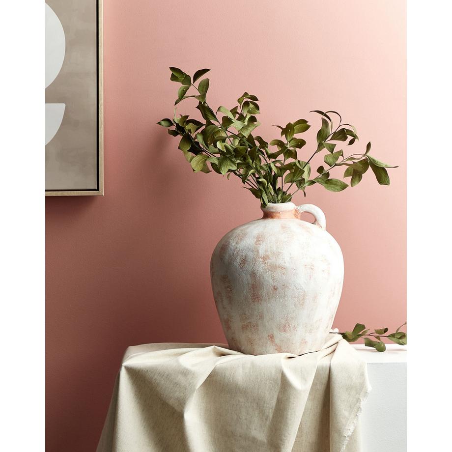 Beliani Vase décoratif en Terre cuite Traditionnel IPOH  