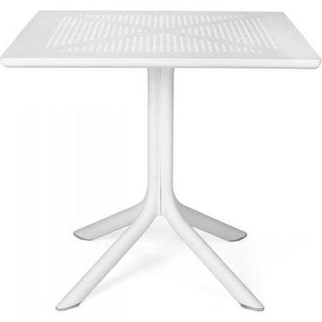 NARDI outdoor Attache table de jardin blanc 80  