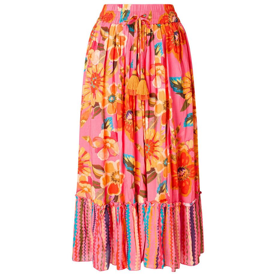 Joe Browns Fliessender Maxirock mit Bordürenmuster  