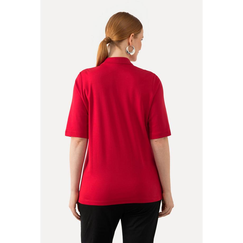 Ulla Popken Polo Classica Manica Corta  