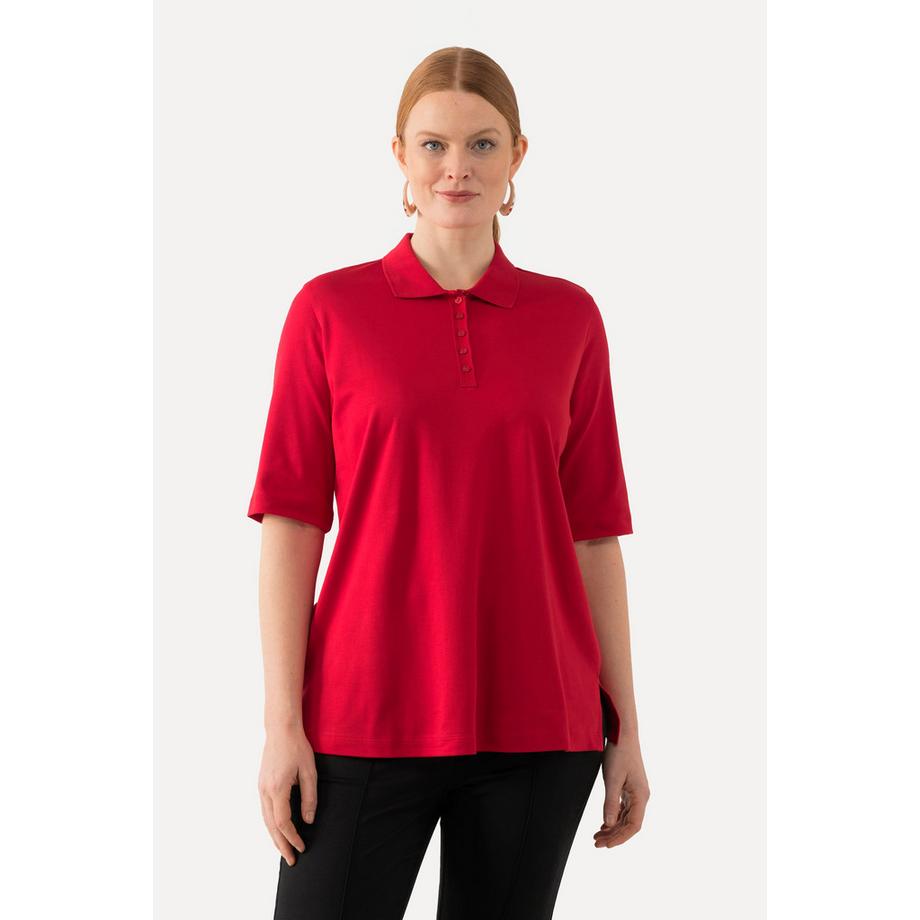 Ulla Popken Polo Classica Manica Corta  