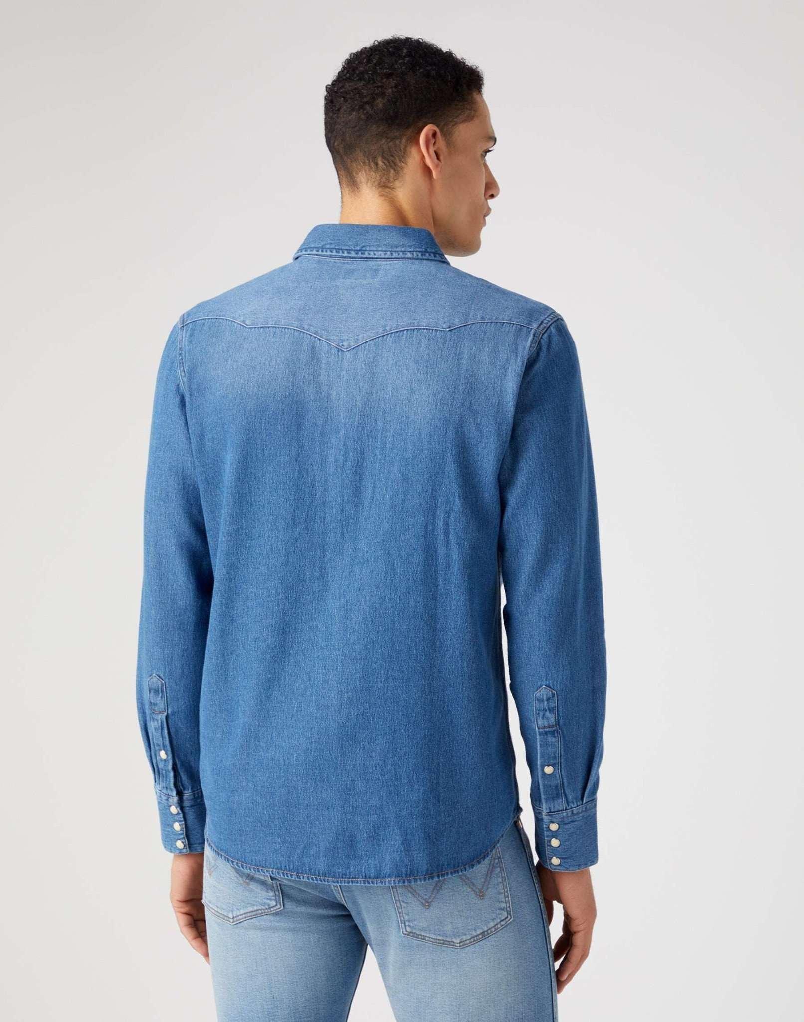 Wrangler 27MW Icon Regular Fit Camicia di Jeans  