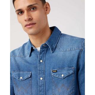 Wrangler 27MW Icon Regular Fit Camicia di Jeans  