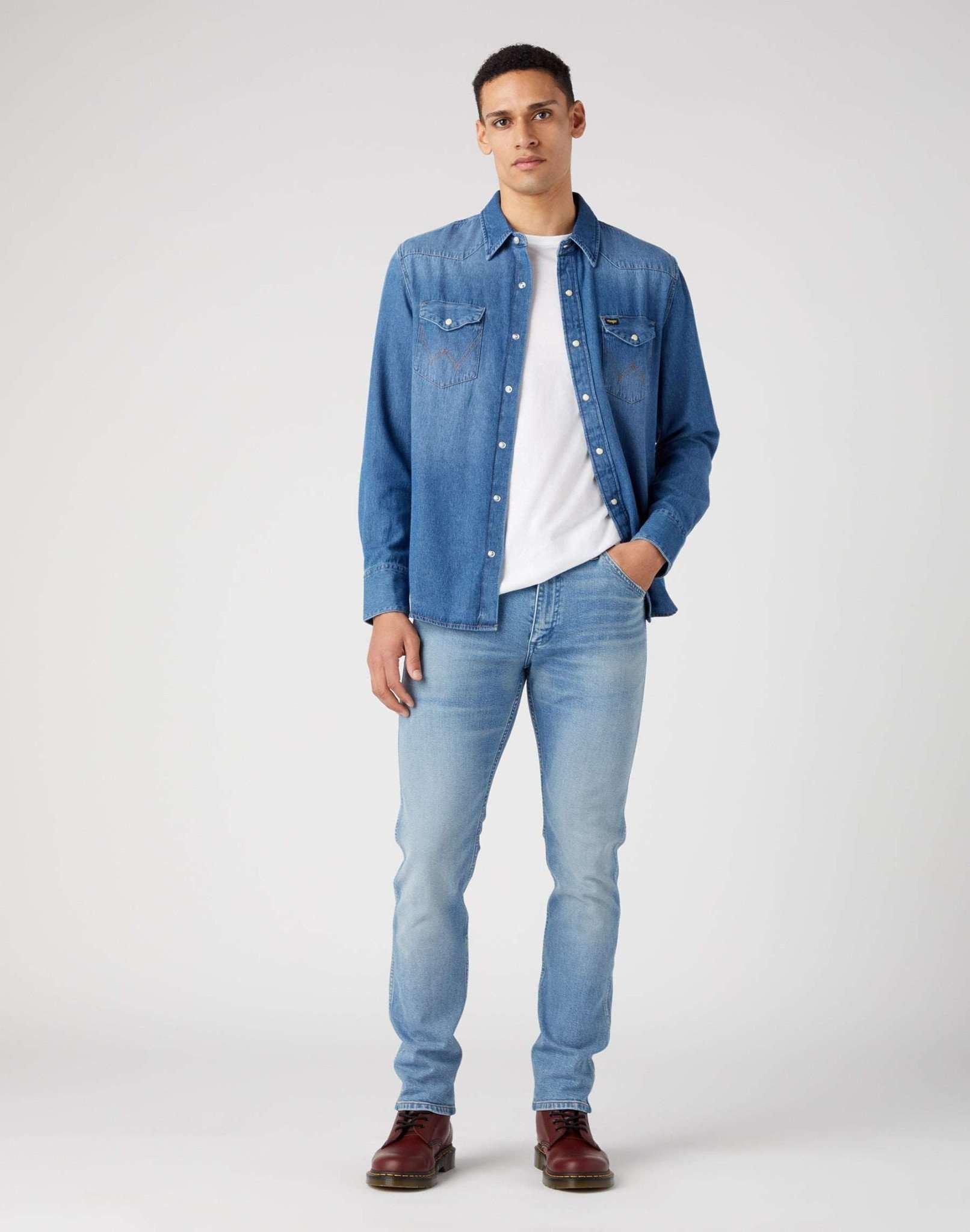 Wrangler 27MW Icon Regular Fit Camicia di Jeans  