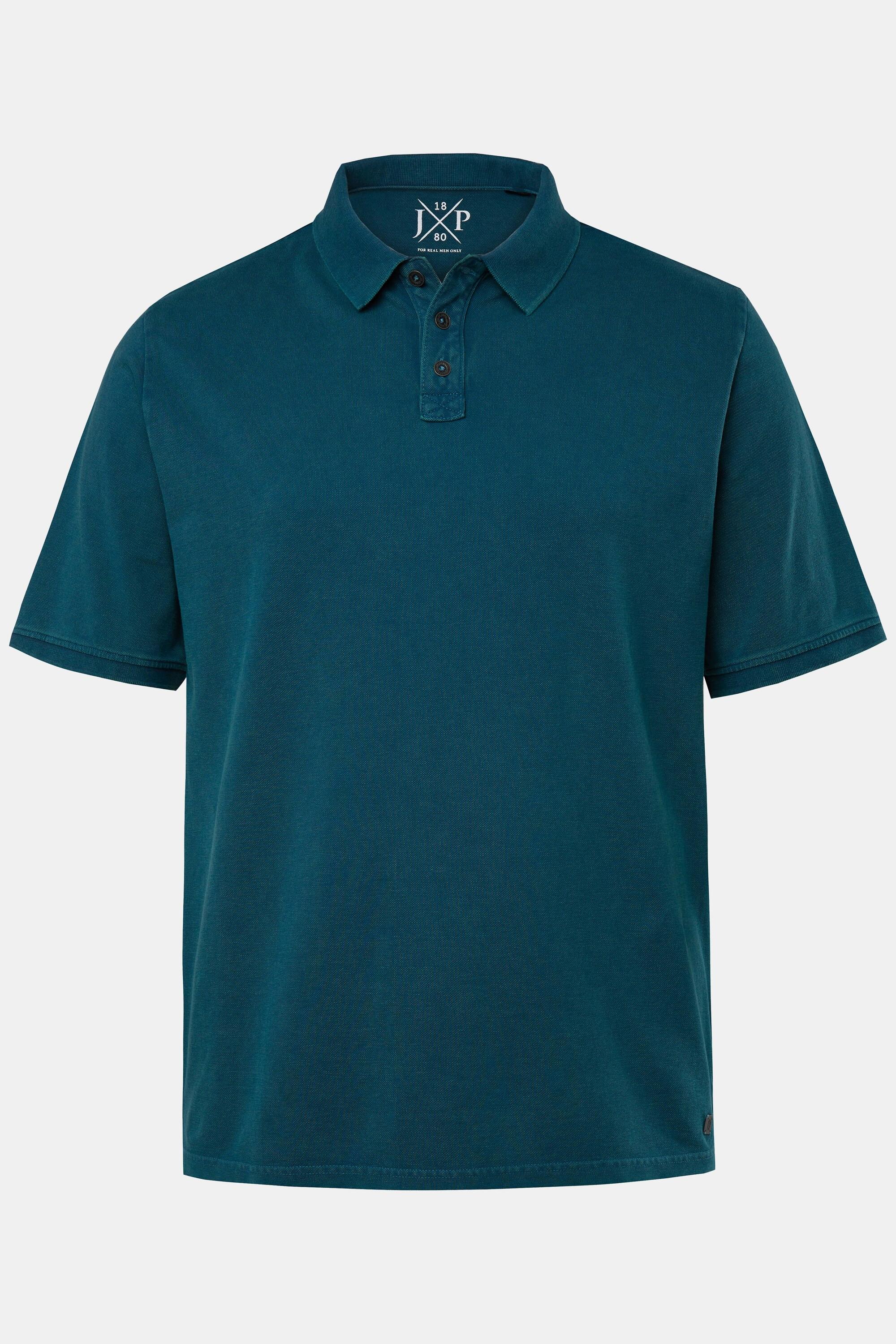 JP1880 Poloshirt Halbarm Piqué Vintage Look  