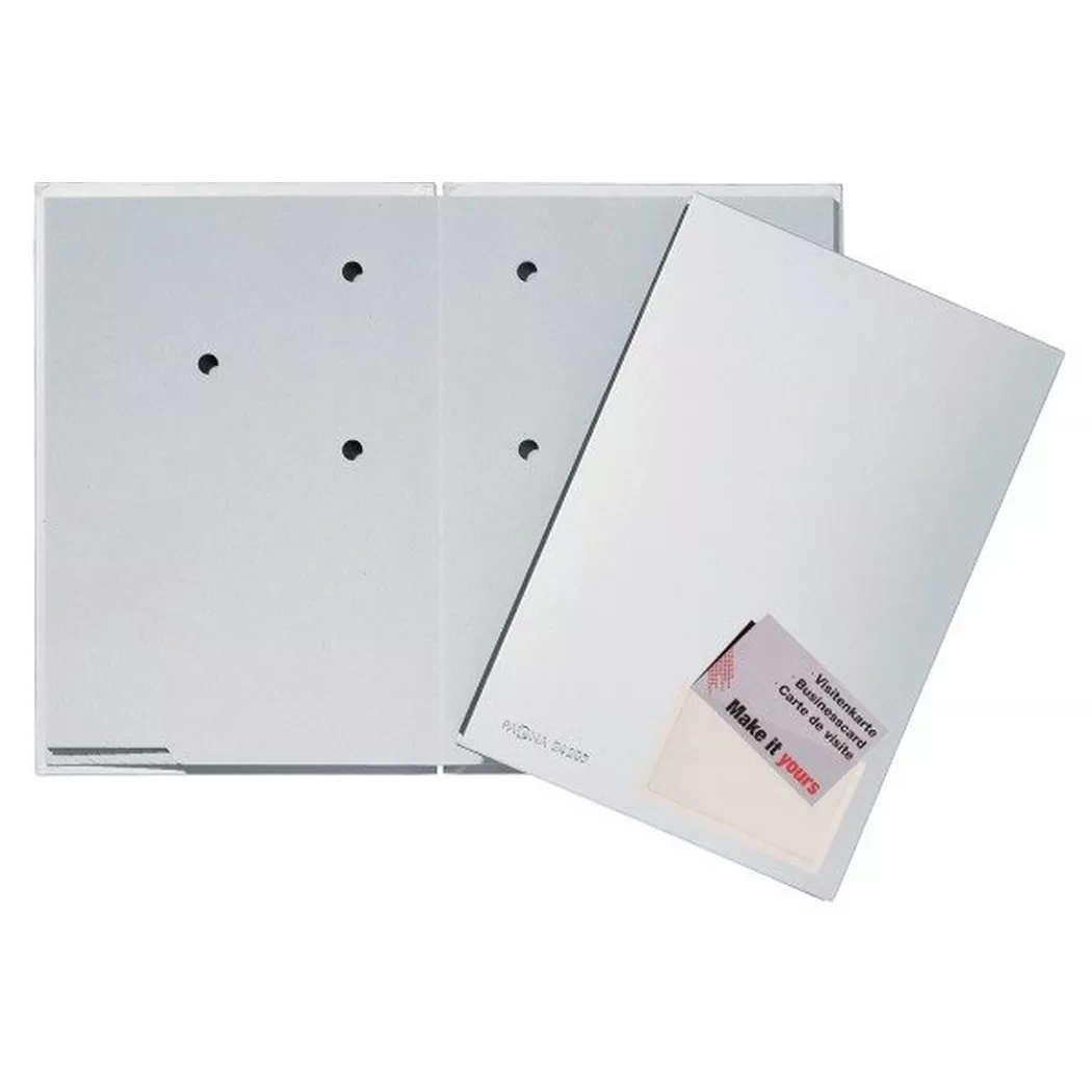 Pagna – Unterschriftenmappe A4 24205/14 silber, 21cm