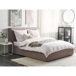 Beliani Bett mit Lattenrost aus Polyester Modern MOISSAC  