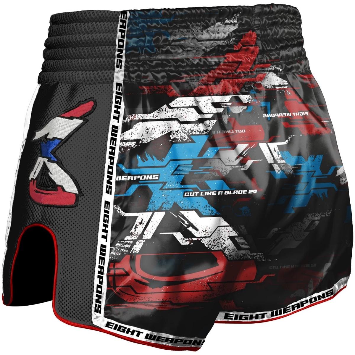 8WEAPONS  Muay Thai Shorts s - Cut like a blade black 2.0 L 