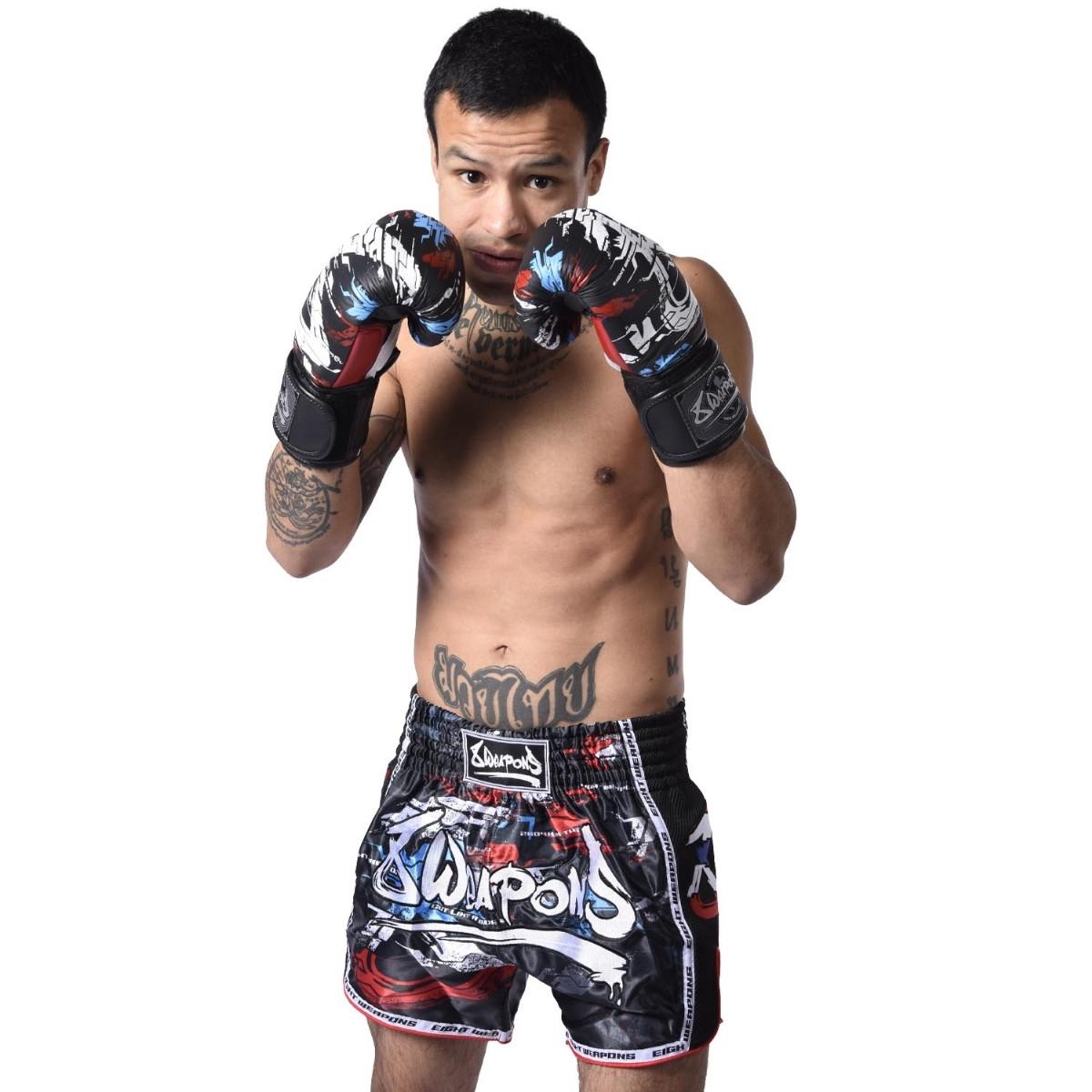 8WEAPONS  Muay Thai Shorts s - Cut like a blade black 2.0 L 