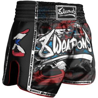 8WEAPONS  Muay Thai Shorts s - Cut like a blade black 2.0 L 