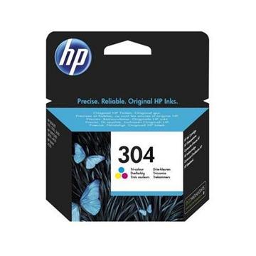 HP 304 Cartouche d’encre trois couleurs authentique