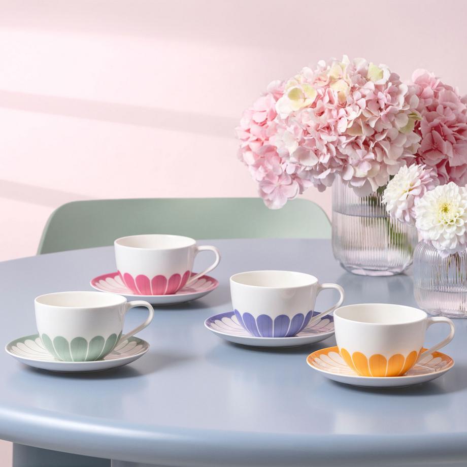 Villeroy&Boch Tazza da cappuccino Fleur cassis  