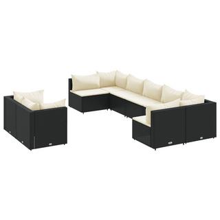 VidaXL set salotto da giardino Polirattan  