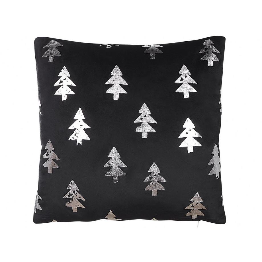 Beliani Dekokissen 2er Set aus Samtstoff Modern CUPID  