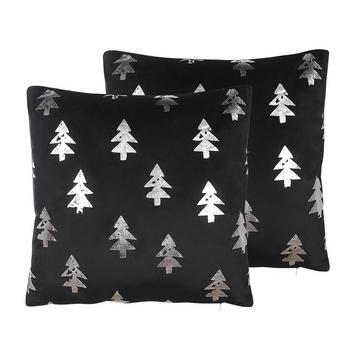 Dekokissen 2er Set aus Samtstoff Modern CUPID