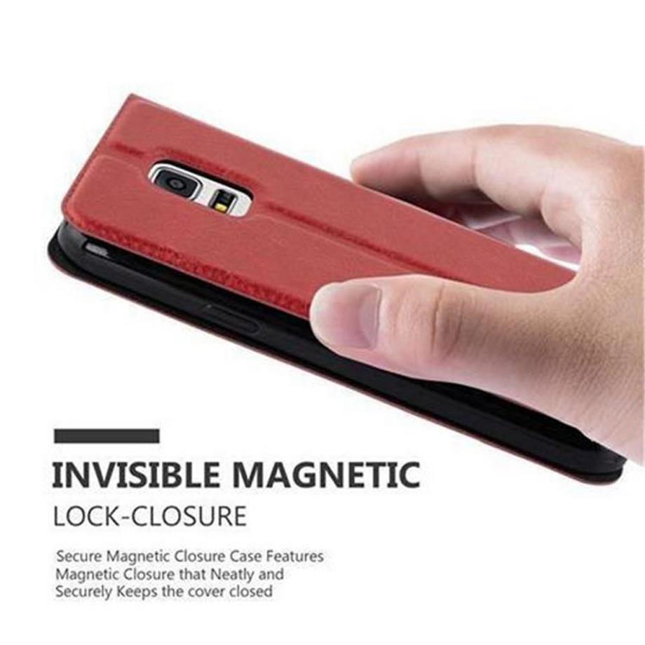 Cadorabo  Housse compatible avec Samsung Galaxy S5 / S5 NEO - Coque de protection avec fermeture magnétique, fonction de support et 2 fenêtres de visualisation 