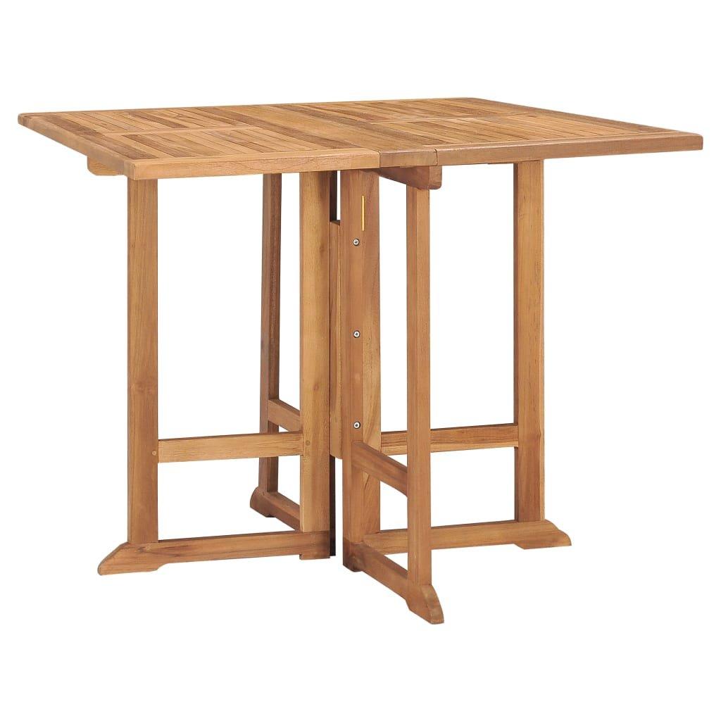 VidaXL set da pranzo da esterno Teak riciclato  