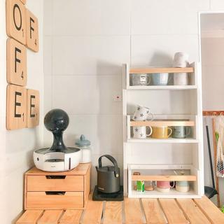 Calicosy Wandregal aus massiver Kiefer - L40 x H15 cm  