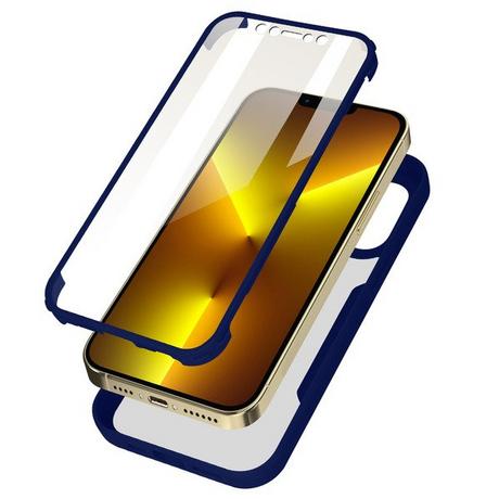 Avizar  Cover 360° iPhone 13 Pro Max blu 