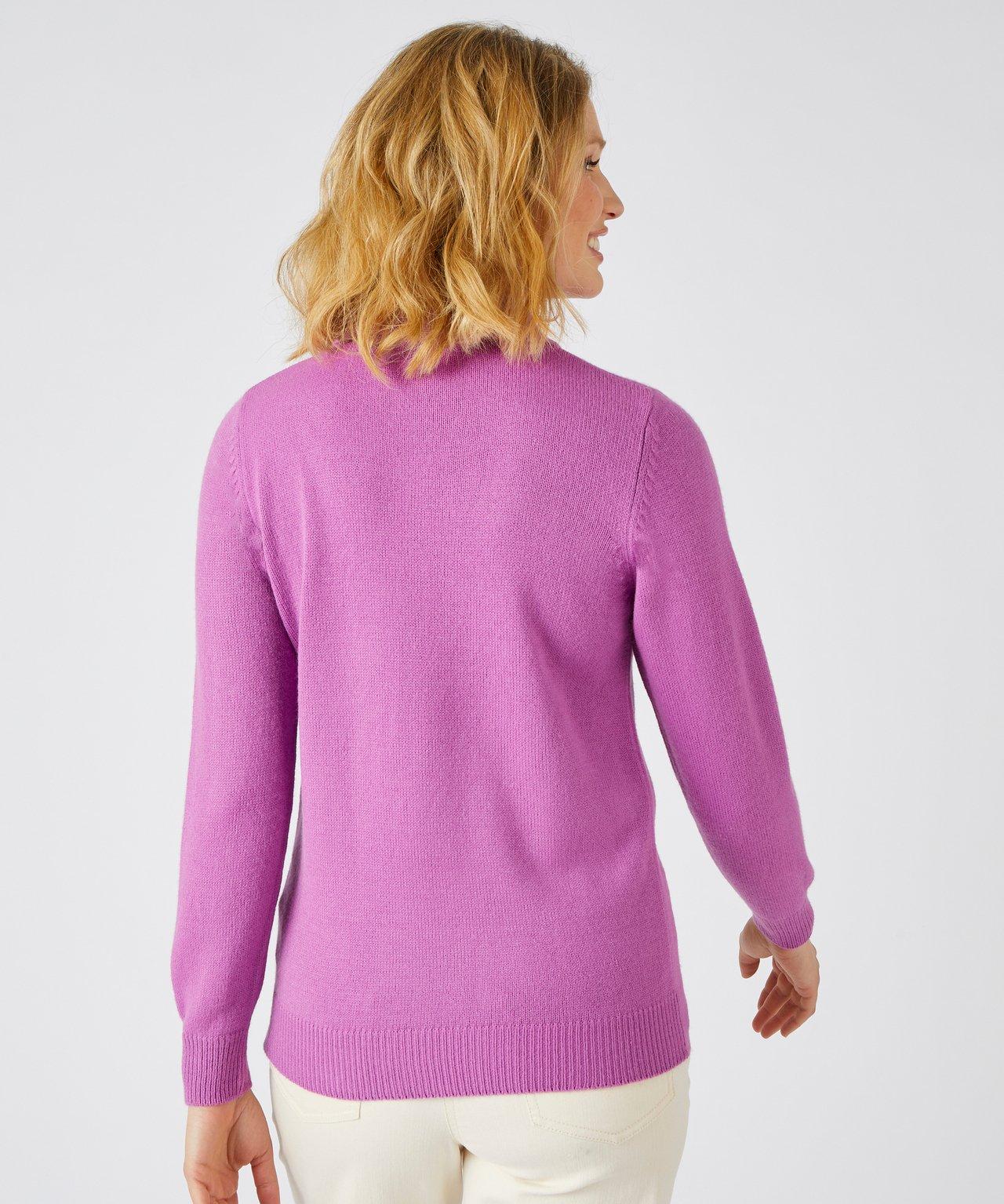 Damart  Pull col polo maille jersey souple. 