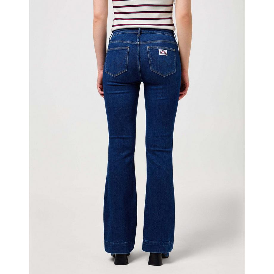 Wrangler Flare Mid Rise Jeans  