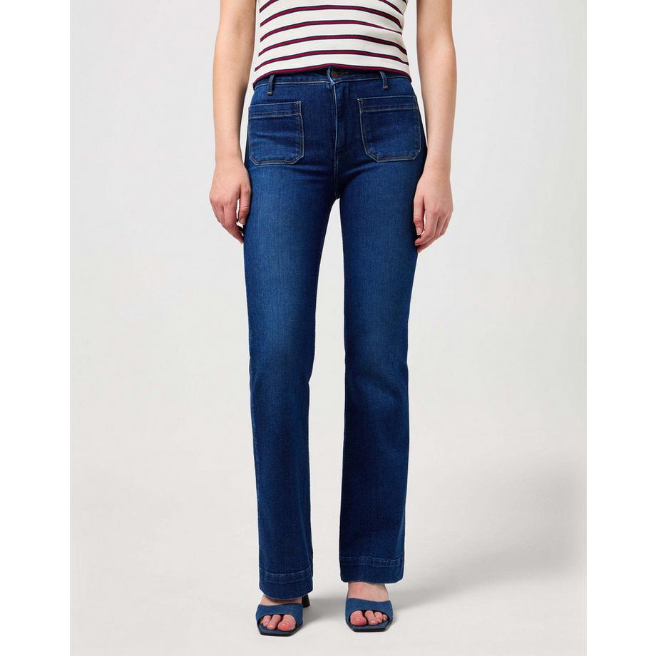 Wrangler Flare Mid Rise Jeans  