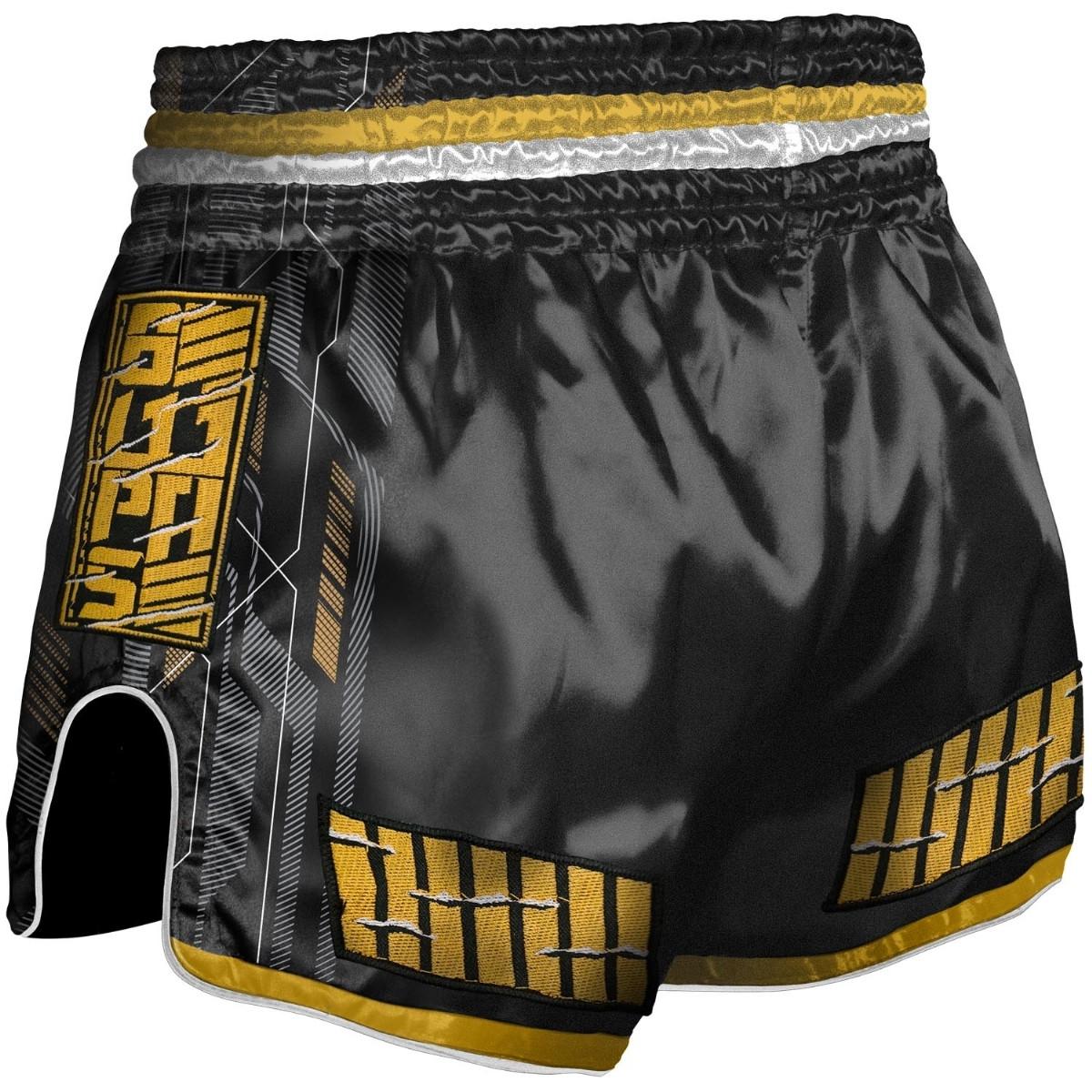 8WEAPONS  Muay Thai Shorts s - Samurai 2.0 gold XL 