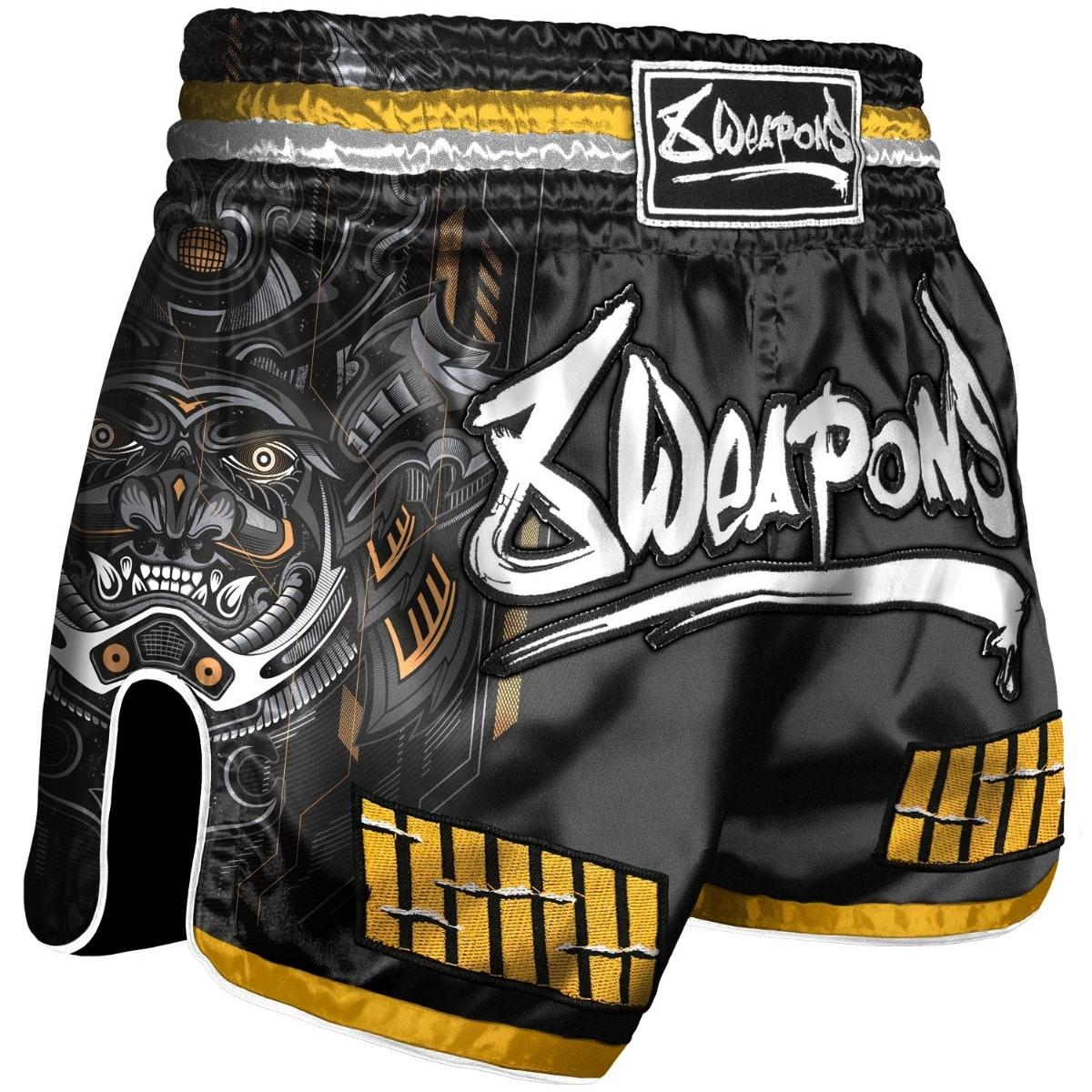 8WEAPONS  Muay Thai Shorts s - Samurai 2.0 gold XL 