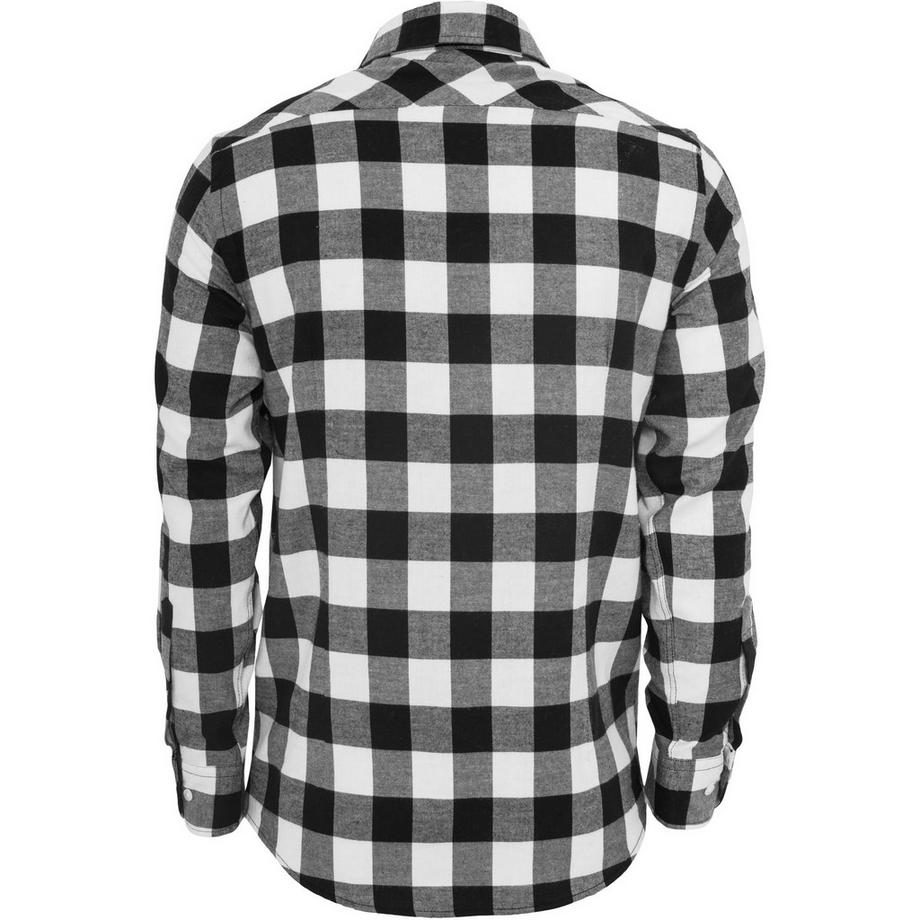 URBAN CLASSICS Kariertes Langarmhemd  