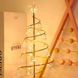 Cover-Discount Lampada da tavolo a LED per albero di Natale bianco  