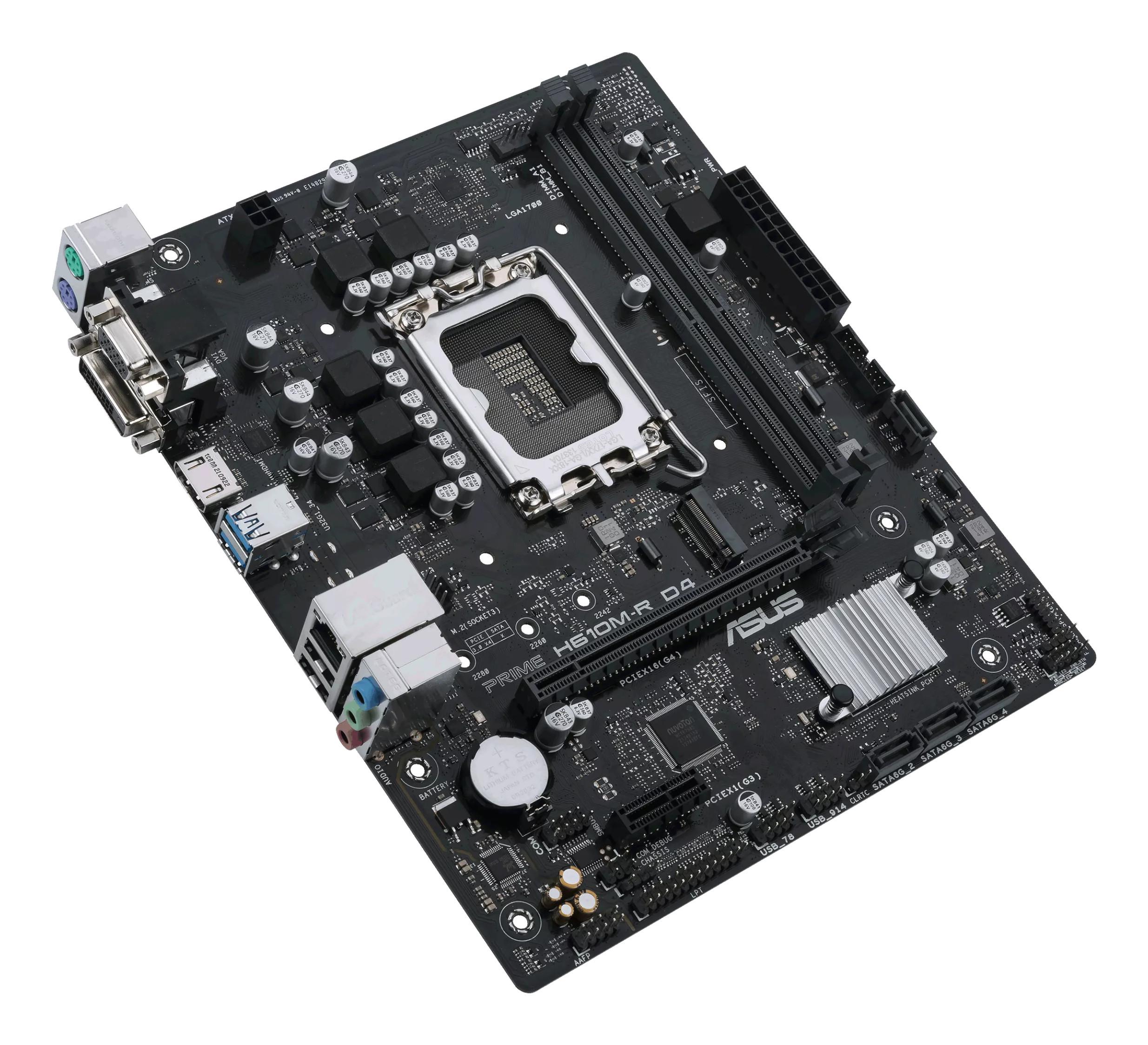 ASUS  PRIME H610M-R D4 Intel H610 LGA 1700 micro ATX 