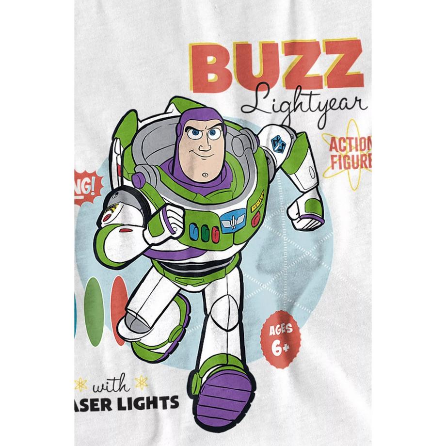 Toy Story Buzz Lightyear Logo Print T-Shirt  