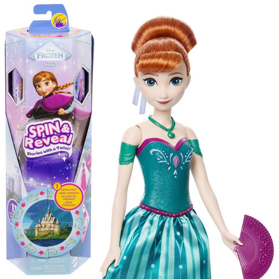 Mattel  Disney Frozen Spin & Reveal Anna 