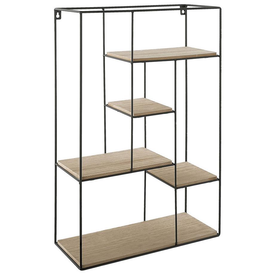 Beliani Wandregal aus MDF-Platte Industriell LAUREL  