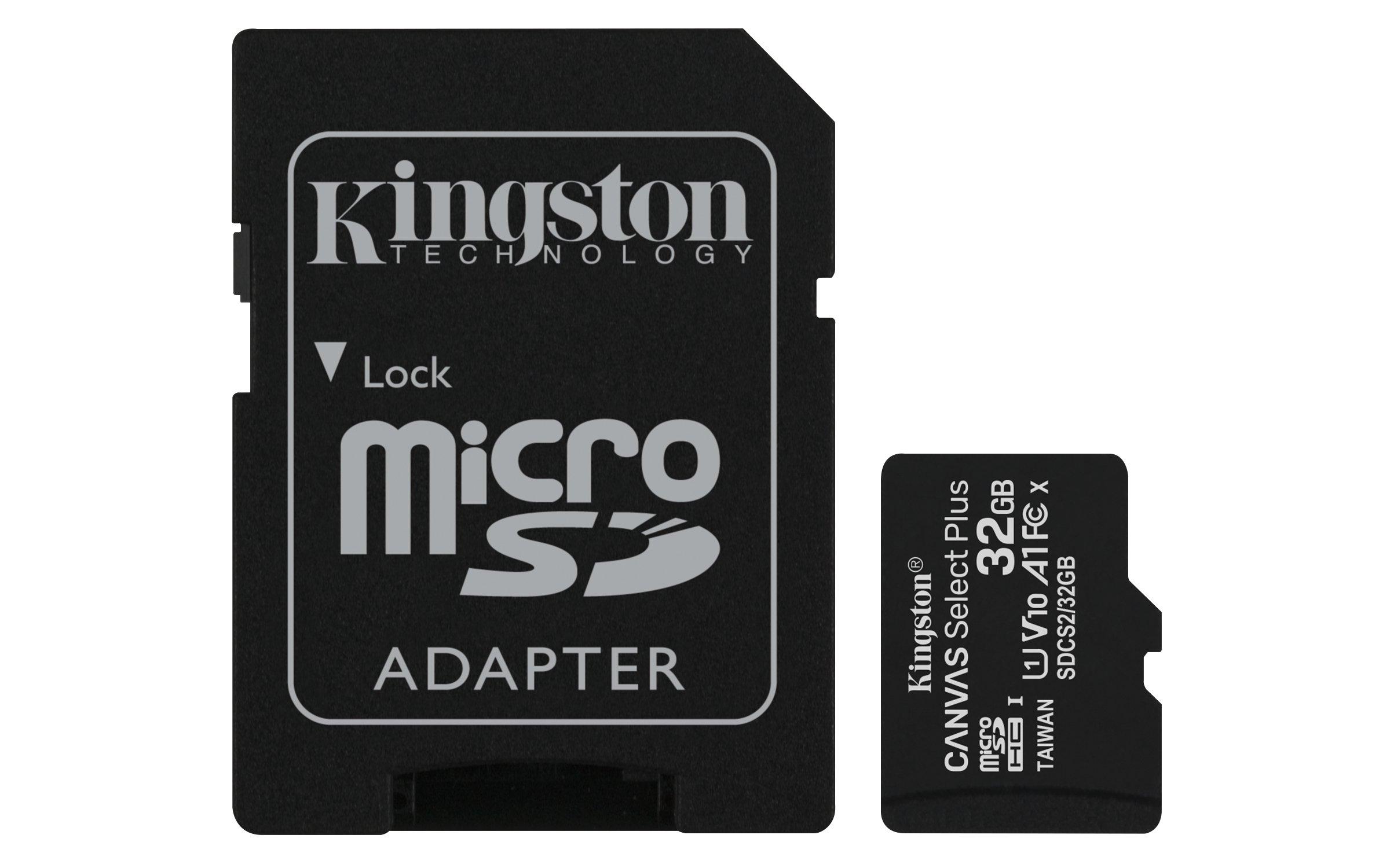 Kingston  Canvas Select Plus (microSDHC, 32GB, U1, UHS-I) 