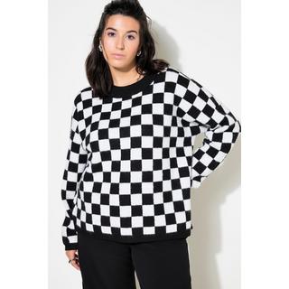 Studio Untold  Pullover, Oversize Boxy Shape, Karomuster 