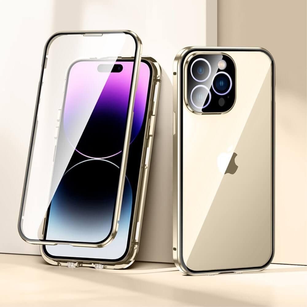 Cover-Discount  iPhone 15 Pro - Magnetische Schutzhülle Mit Panzerglas 