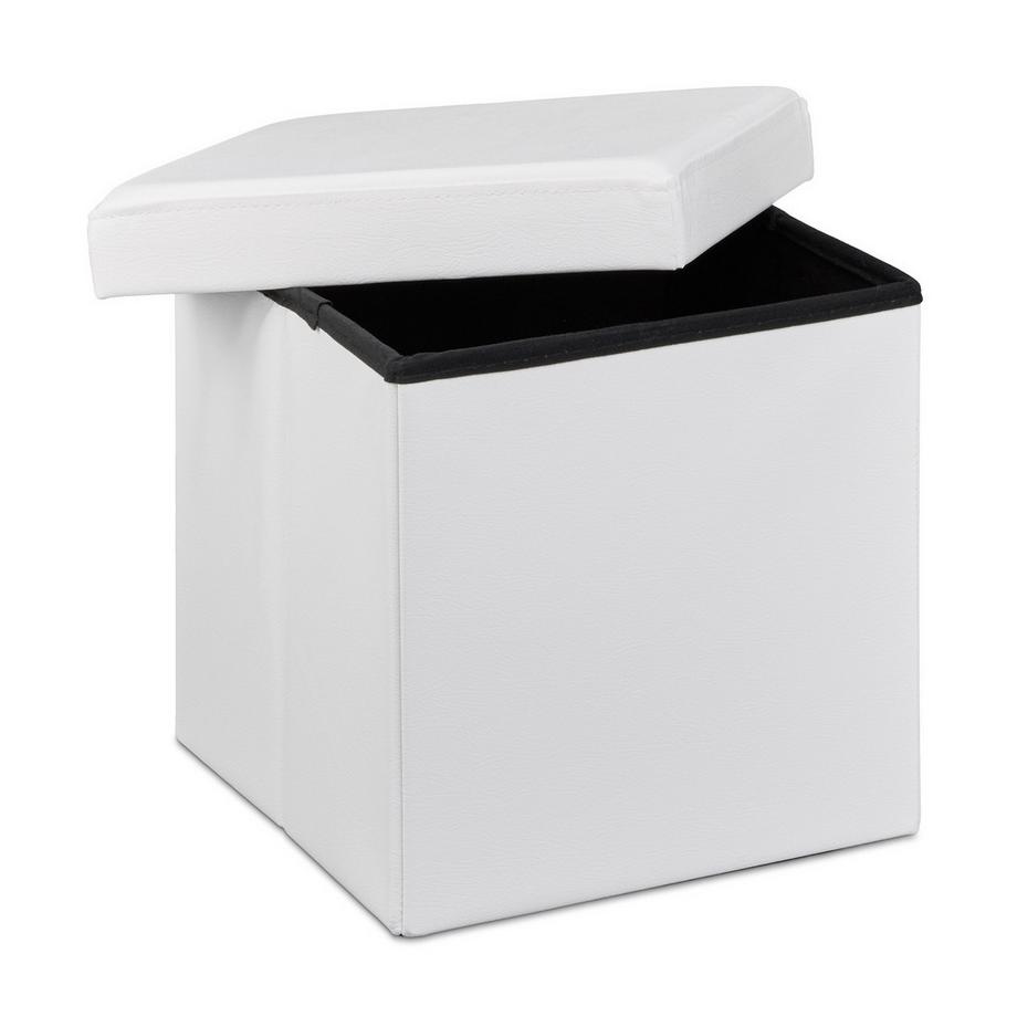 B2X  Tabouret pliant en cuir artificiel 