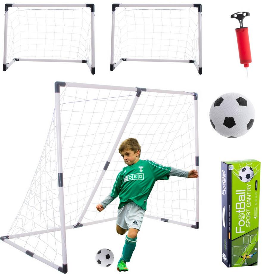 Pricenet  Kinderfußballtor 2in1 143x110x70cm 
