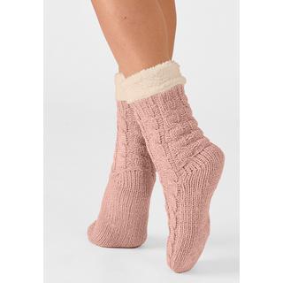 Damart  Socken aus kuscheligem Strick mit Zopfmuster 