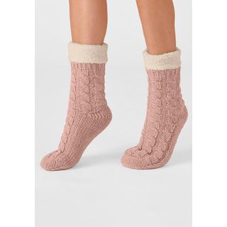 Damart  Socken aus kuscheligem Strick mit Zopfmuster 