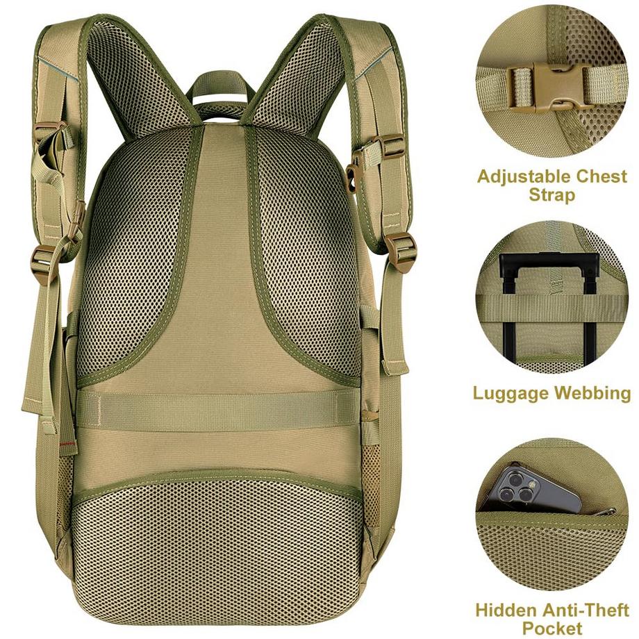Only-bags.store Wasserdichter Laptop Wanderrucksack  