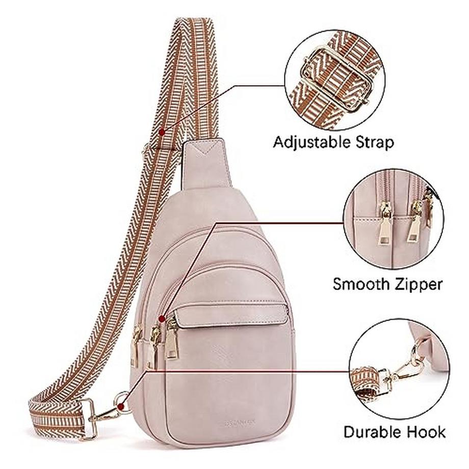 Only-bags.store Kleine Sling Umhängetasche Brusttasche  