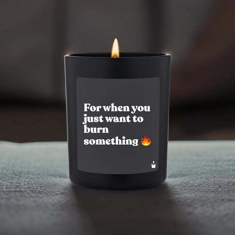 CandleHand Bougie Parfumée Woody For when you just want to burn something  