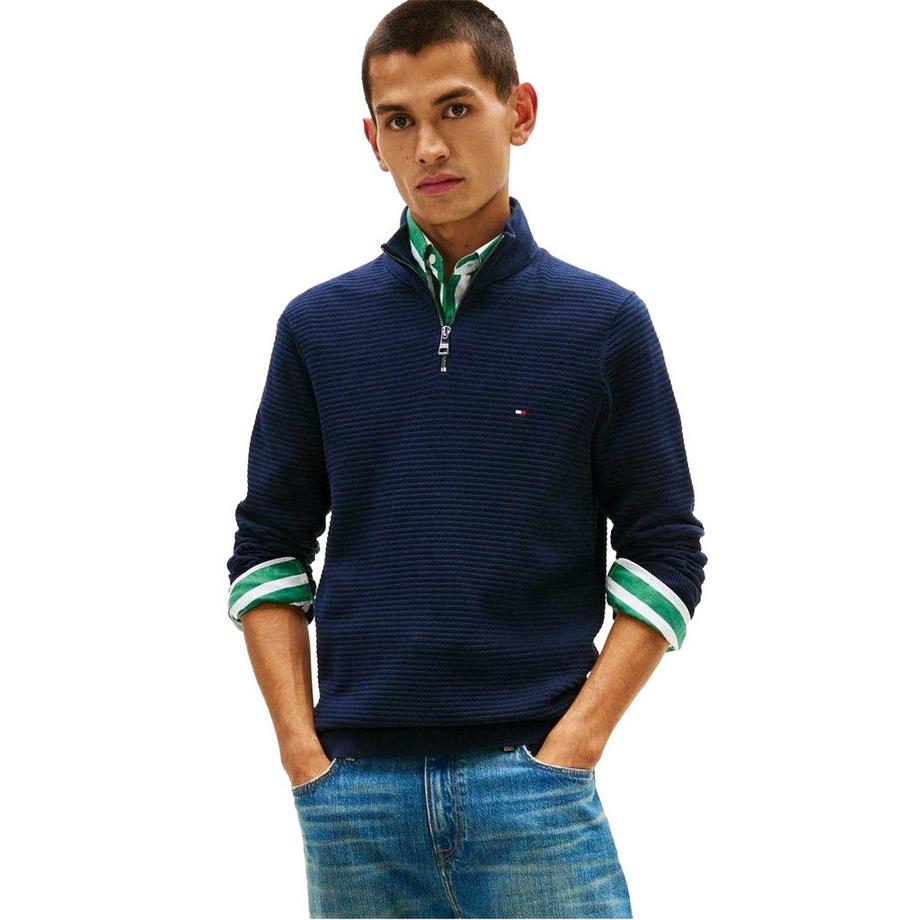 TOMMY HILFIGER  Pullover, Reißverschluss, Regulär 