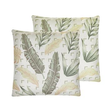 Lot de 2 coussins en Polyester Moderne RHAPIS