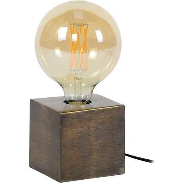 Tischlampe Block antik bronze