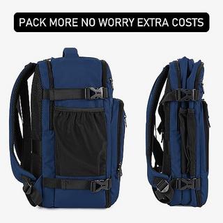 Only-bags.store Sac à dos 40 x 20 x 25 cm pour Ryanair Aeroplane Travel Backpack Hand Luggage Laptop Daypacks PET Recycled Environmentally Friendly Backpack Waterproof Under Seat 20 L Small, Blue  
