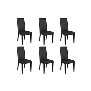 Lot de 6 chaises TACOMA Similipieds s